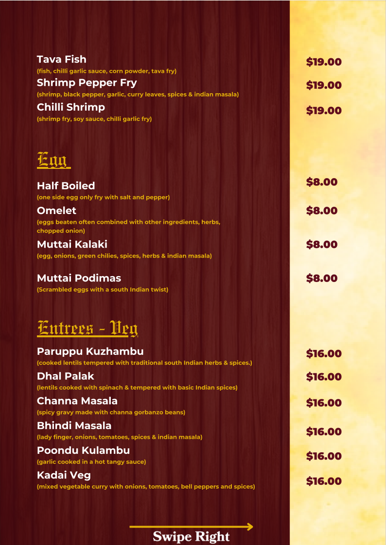 Menu Shri Masala Cafe Chettinad-10