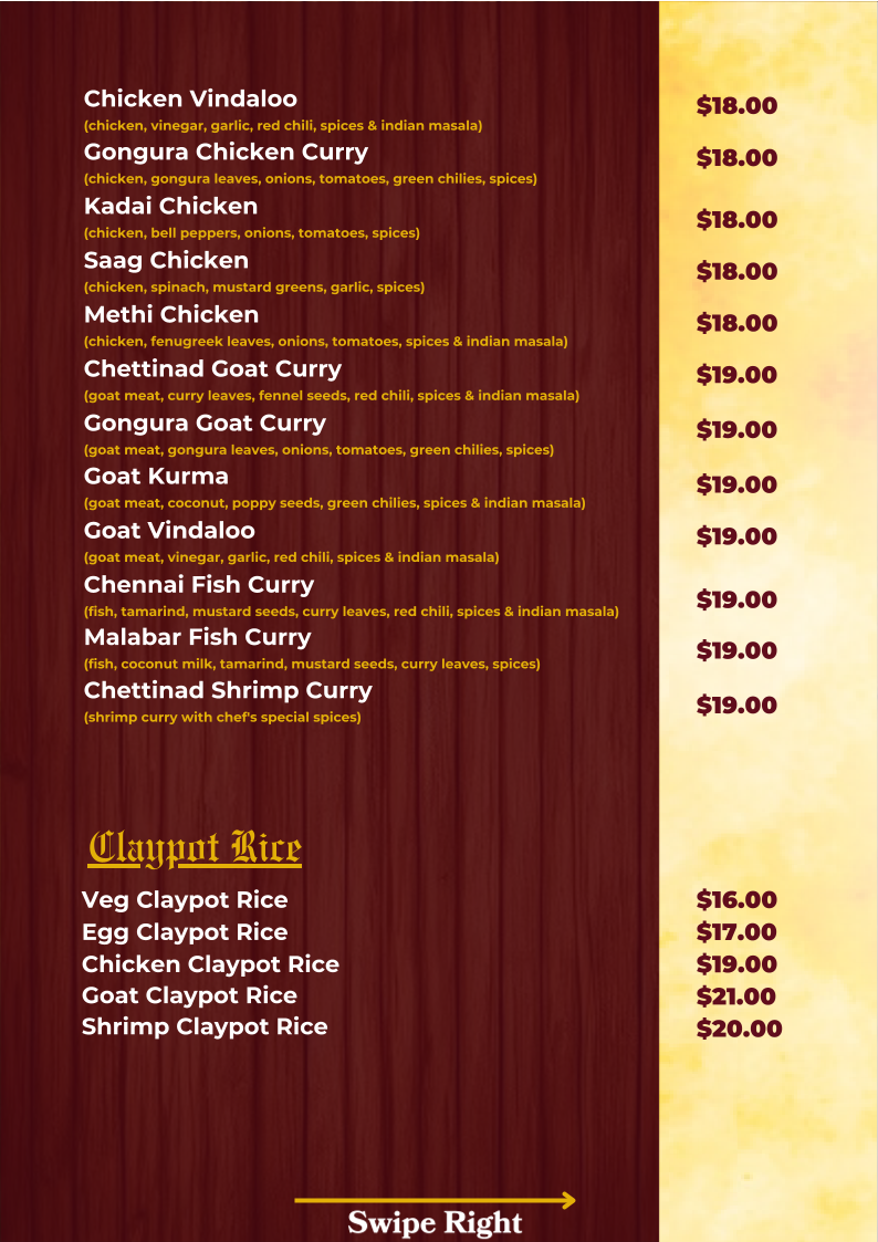Menu Shri Masala Cafe Chettinad-2
