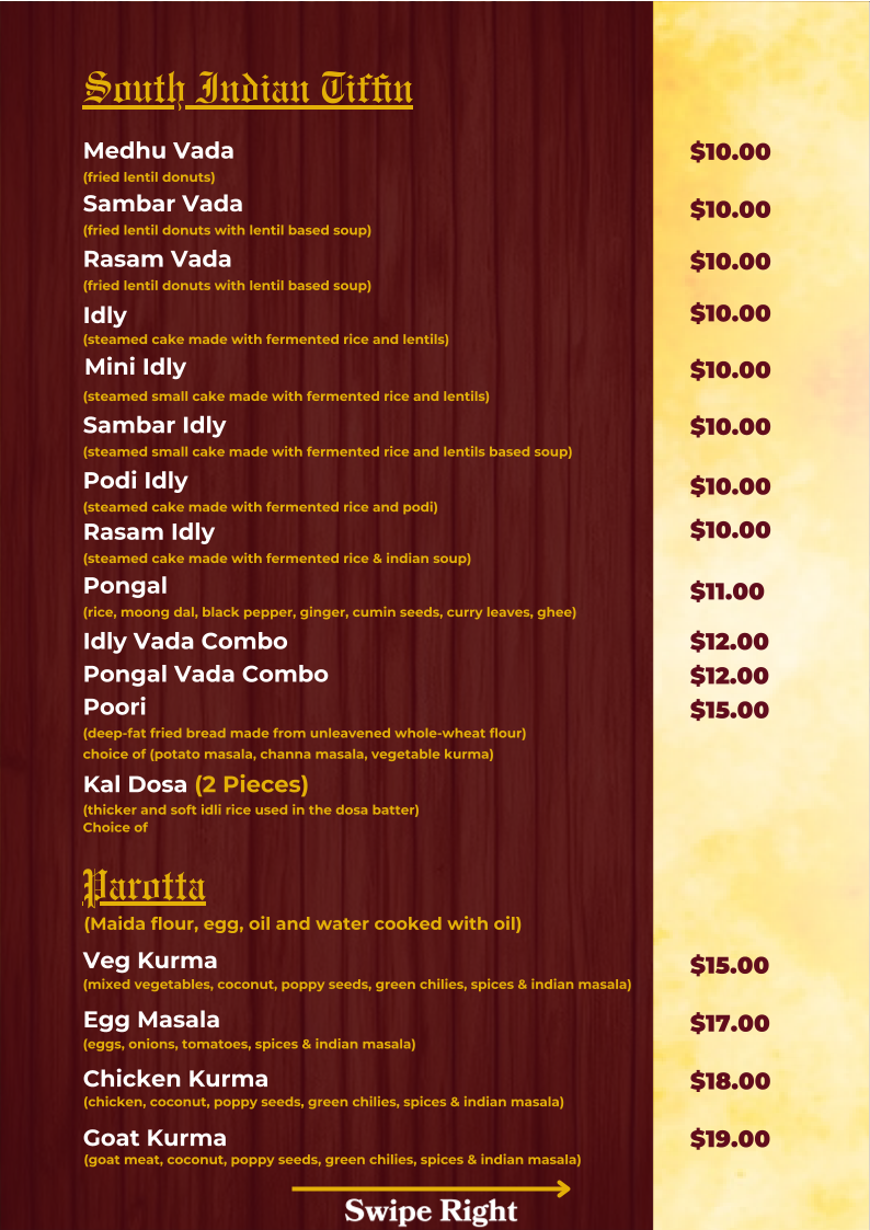 Menu Shri Masala Cafe Chettinad-6