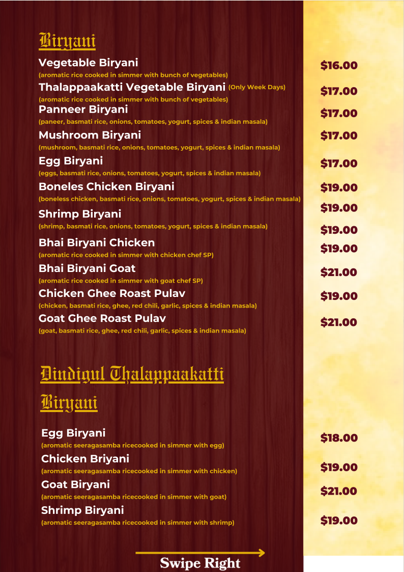 Menu Shri Masala Cafe Chettinad-7