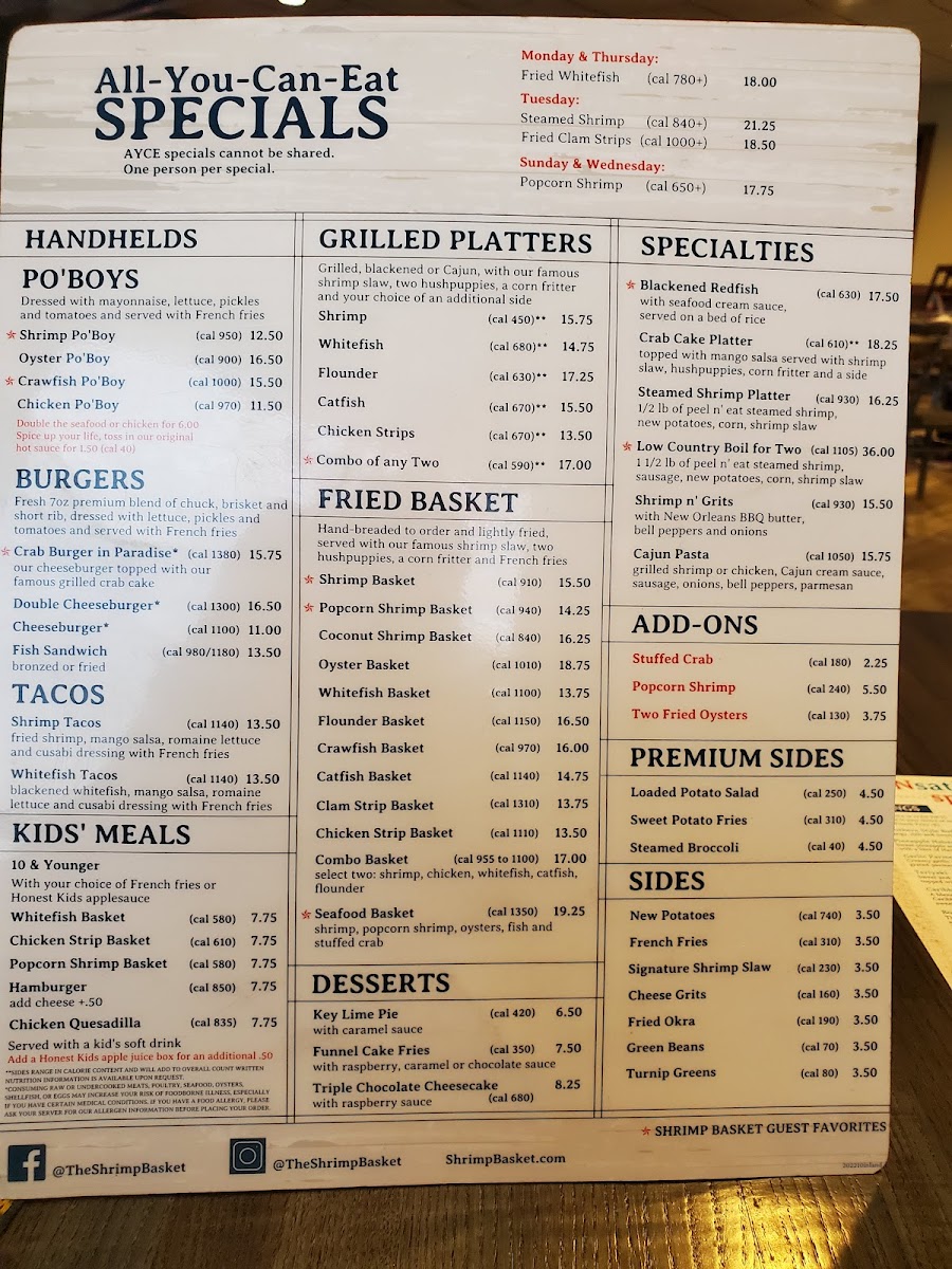 Shrimp Basket Menu-1