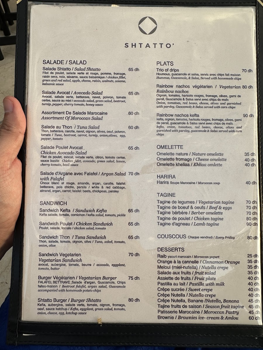 Menu Shtatto-2