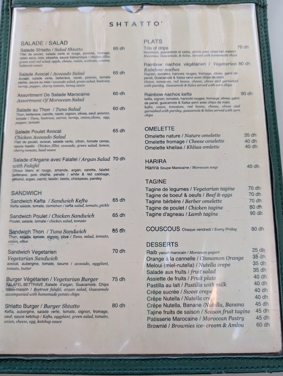 Menu Shtatto-4