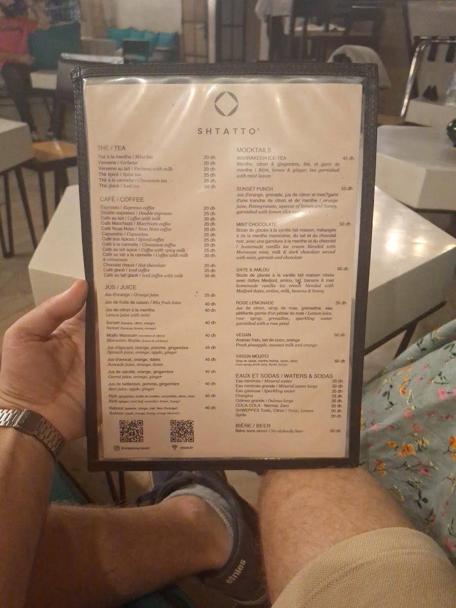 Menu Shtatto-8