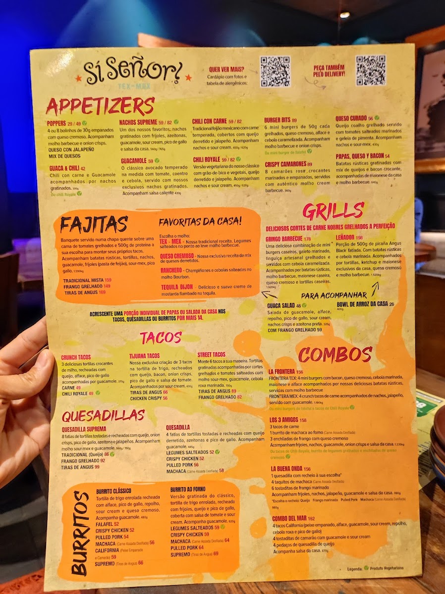 Menu Si Señor! Premium Tex-Mex - Jardins-4