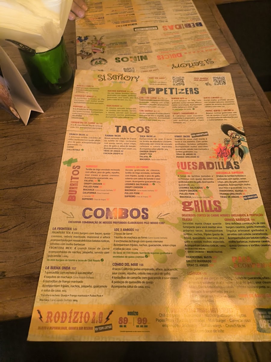 Menu Si Señor! Premium Tex-Mex - Pinheiros-1