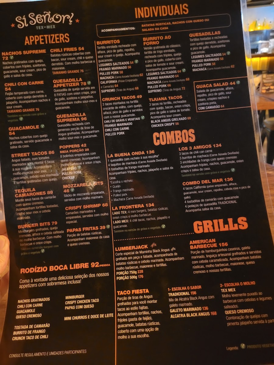 Menu Si Señor! Premium Tex-Mex - Pinheiros-2
