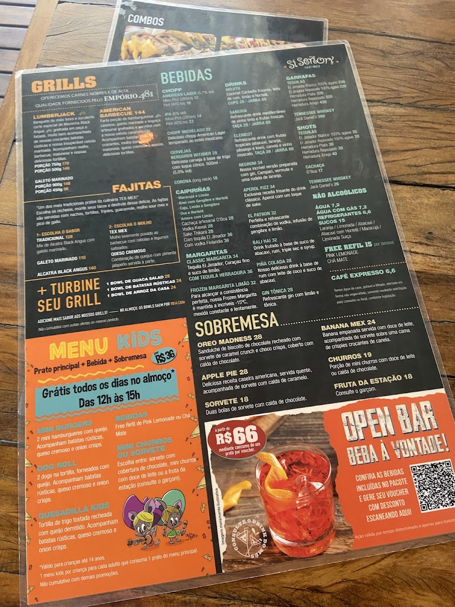 Menu Si Señor! Premium Tex-Mex - Pinheiros-3