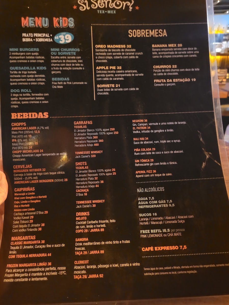 Menu Si Señor! Premium Tex-Mex - Pinheiros-6
