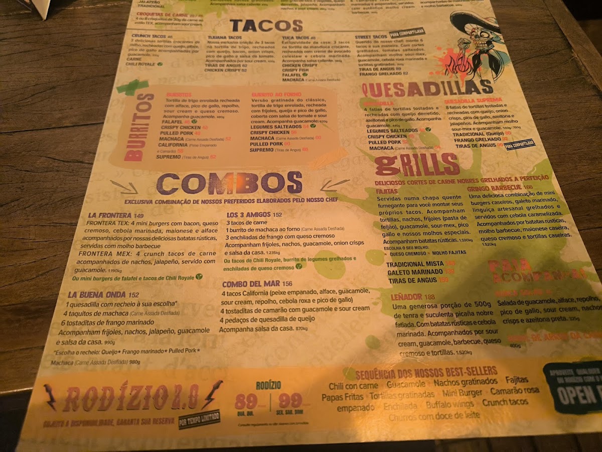 Menu Si Señor! Premium Tex-Mex - Pinheiros-7