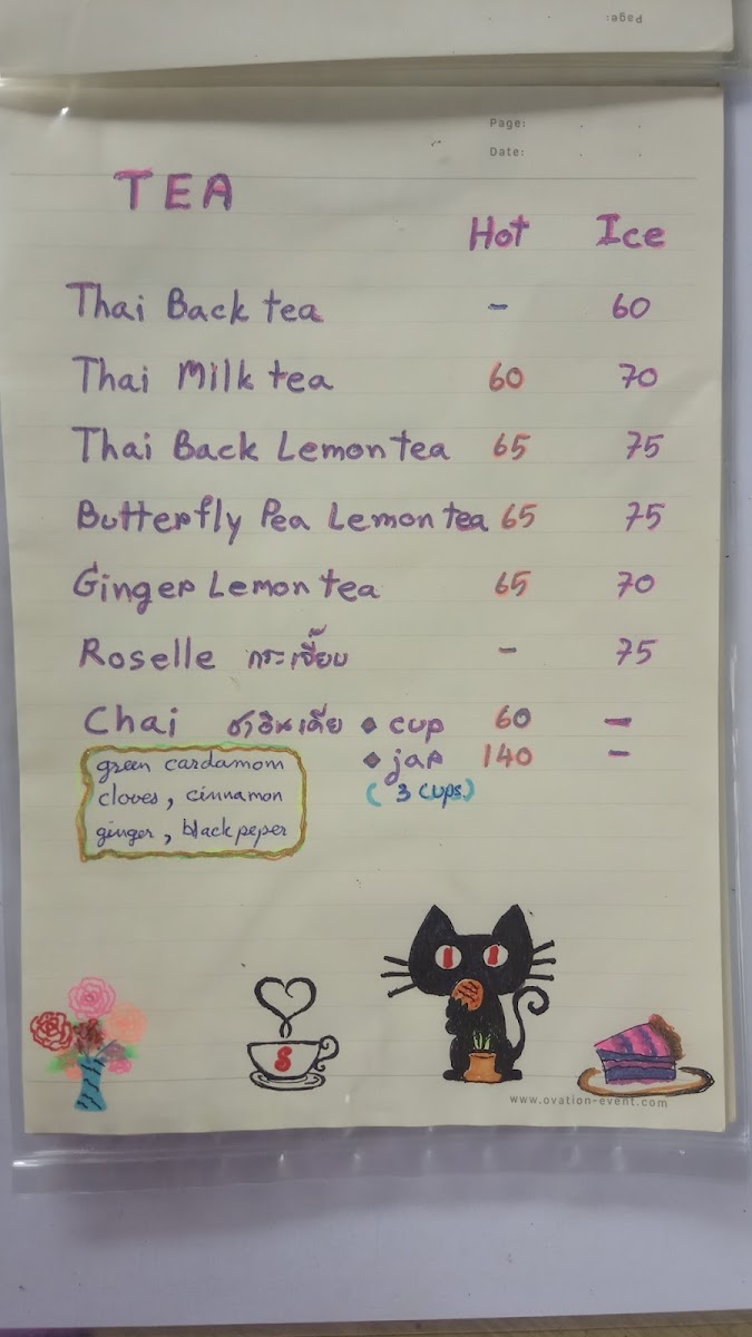 Menu Siam Home Cafe & Bakery Koh Lanta-1