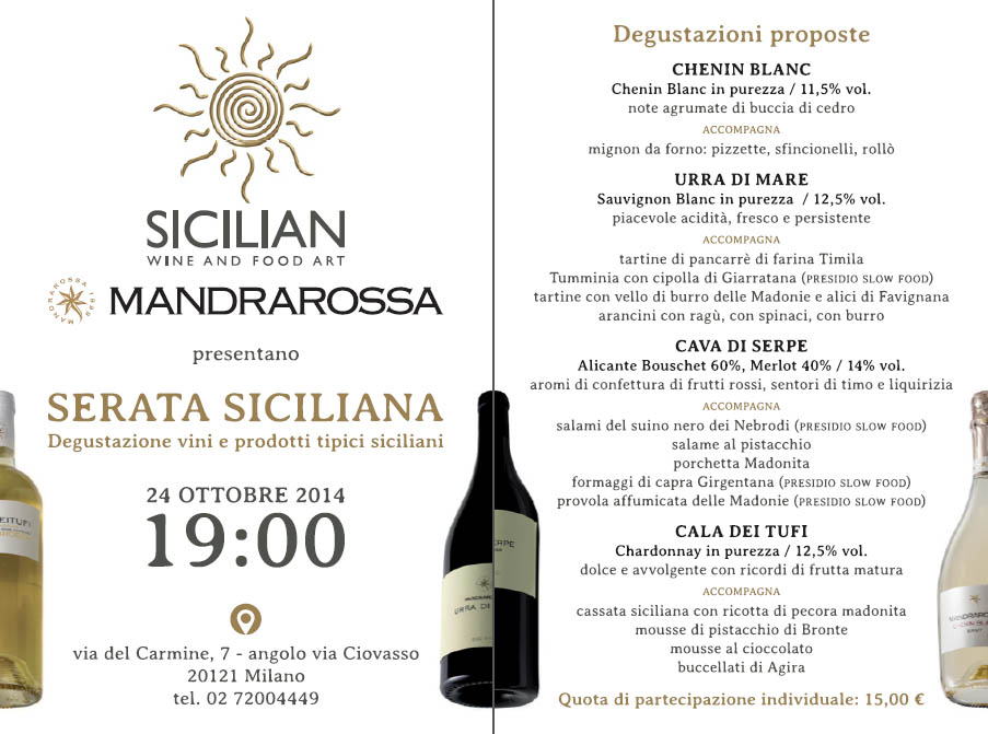 Menu Sicilian Brera Wine & Food Art Milano-2