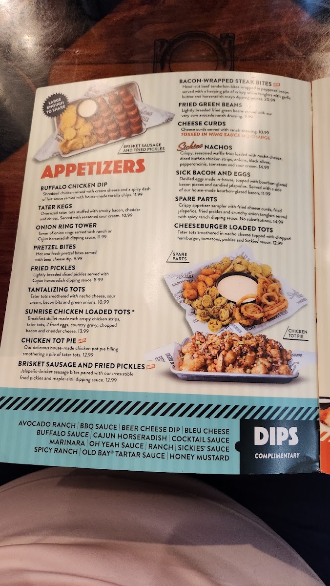 Menu Sickies Garage Burgers & Brews-7