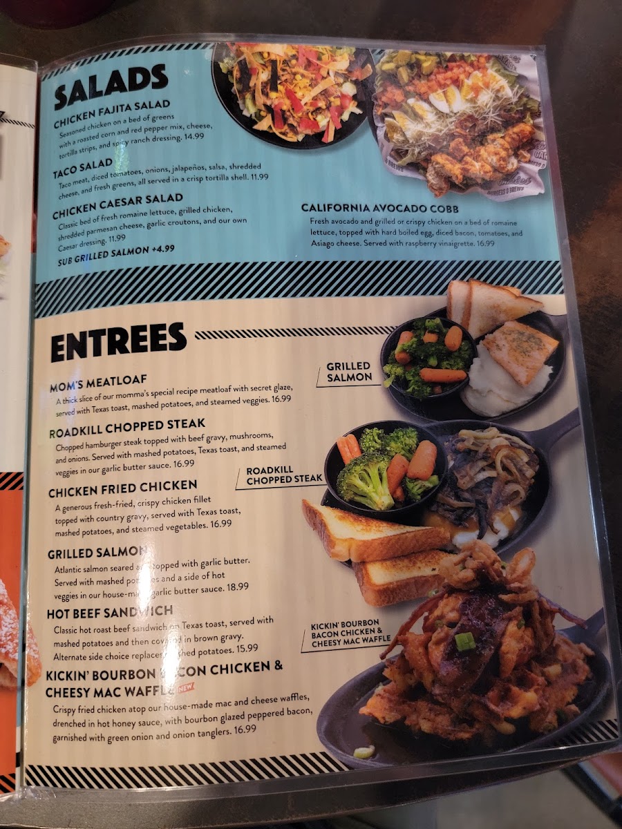 Menu Sickies Garage Burgers & Brews-8
