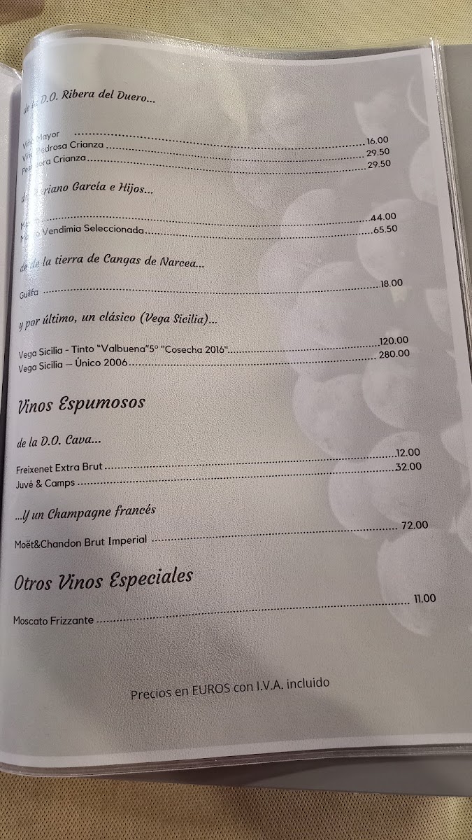 Menu Sidrería Restaurante Casa Cortina-9