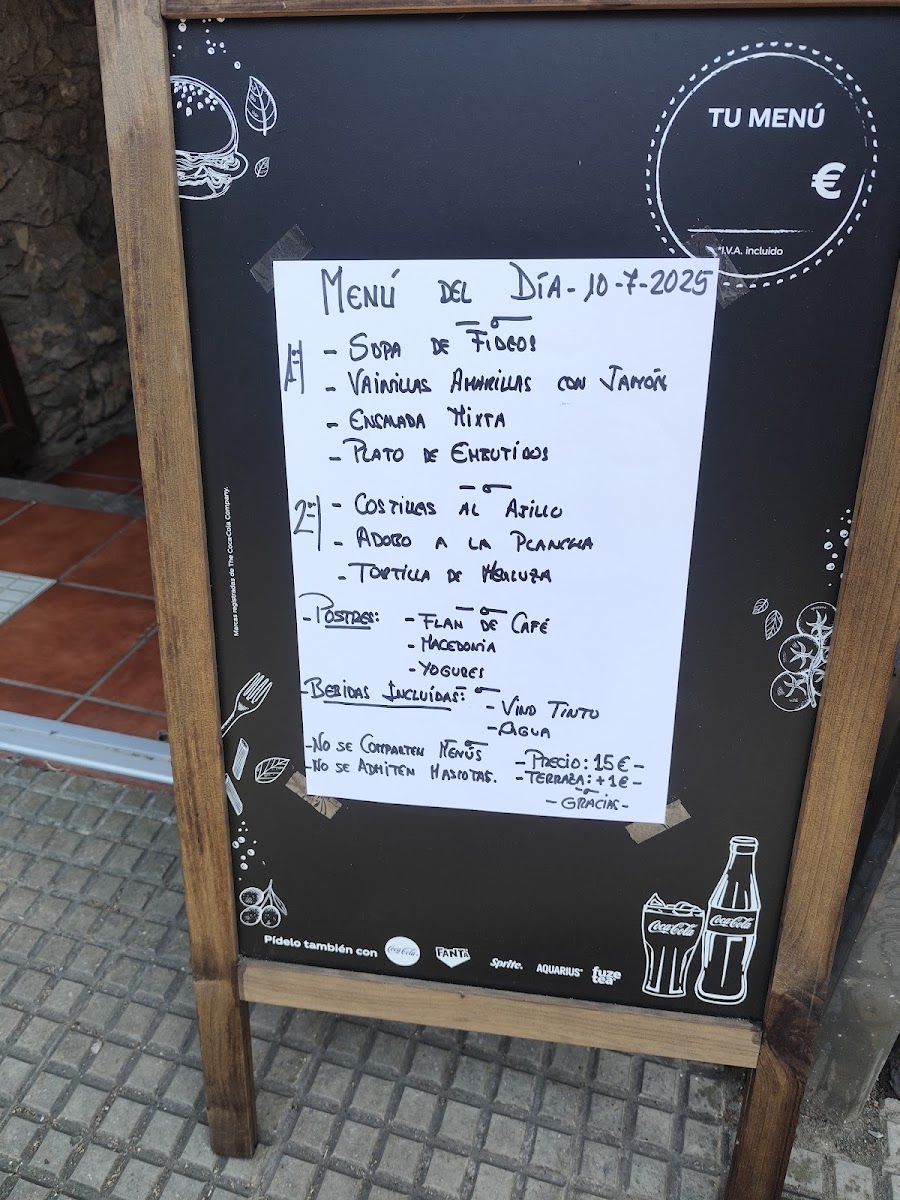 Menu Sidreria Restaurante Casa Ricardo-1