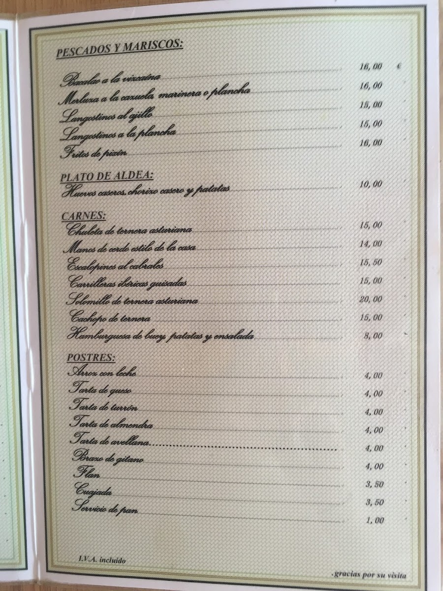 Menu Sidreria Restaurante Casa Ricardo-4