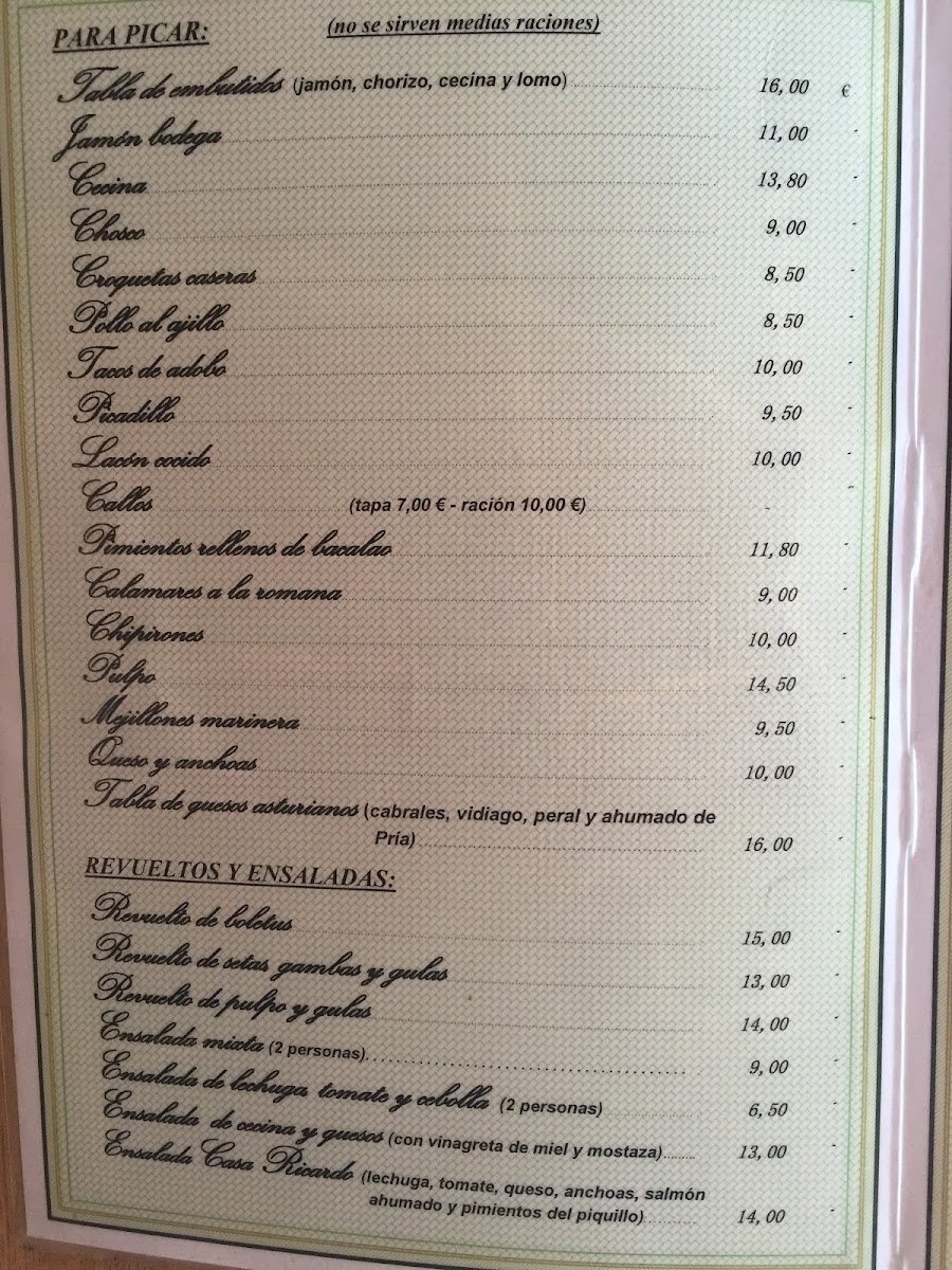 Menu Sidreria Restaurante Casa Ricardo-6