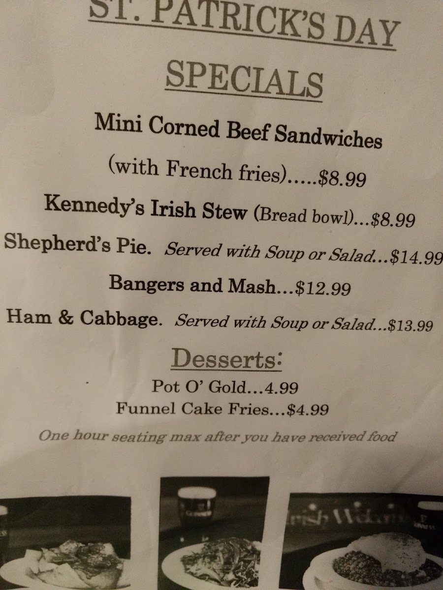Menu Sieb's Pub & Restaurant-5