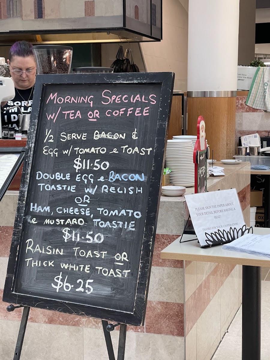 Menu Siena Cafe & Bar-7