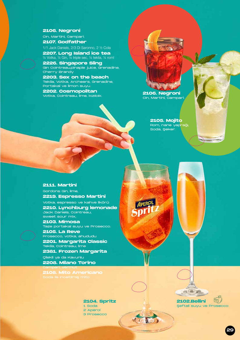Menu Siesta-4
