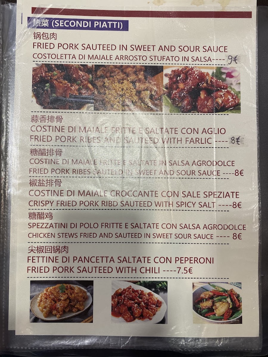 Menu Sig. Riso Chinese Restaurant 米先生中餐馆-2
