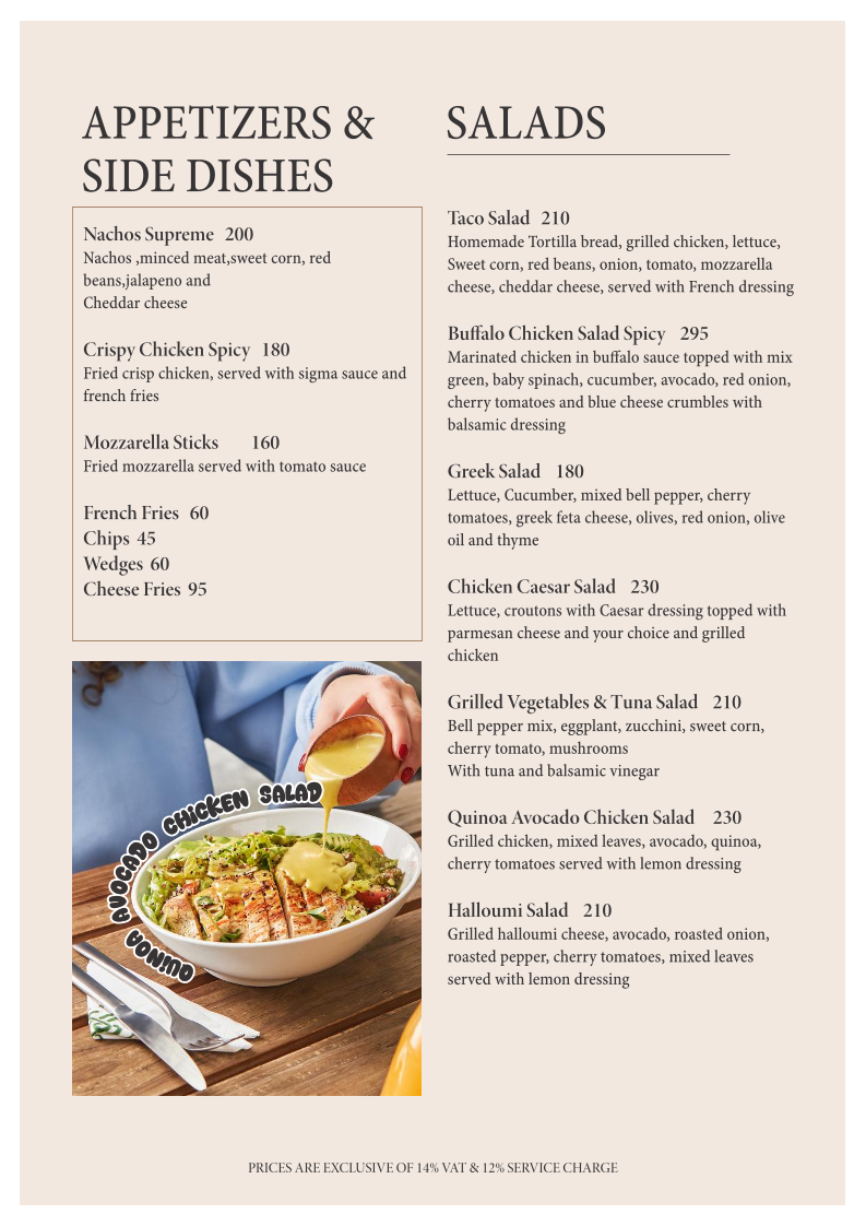 Menu Sigma 66-3