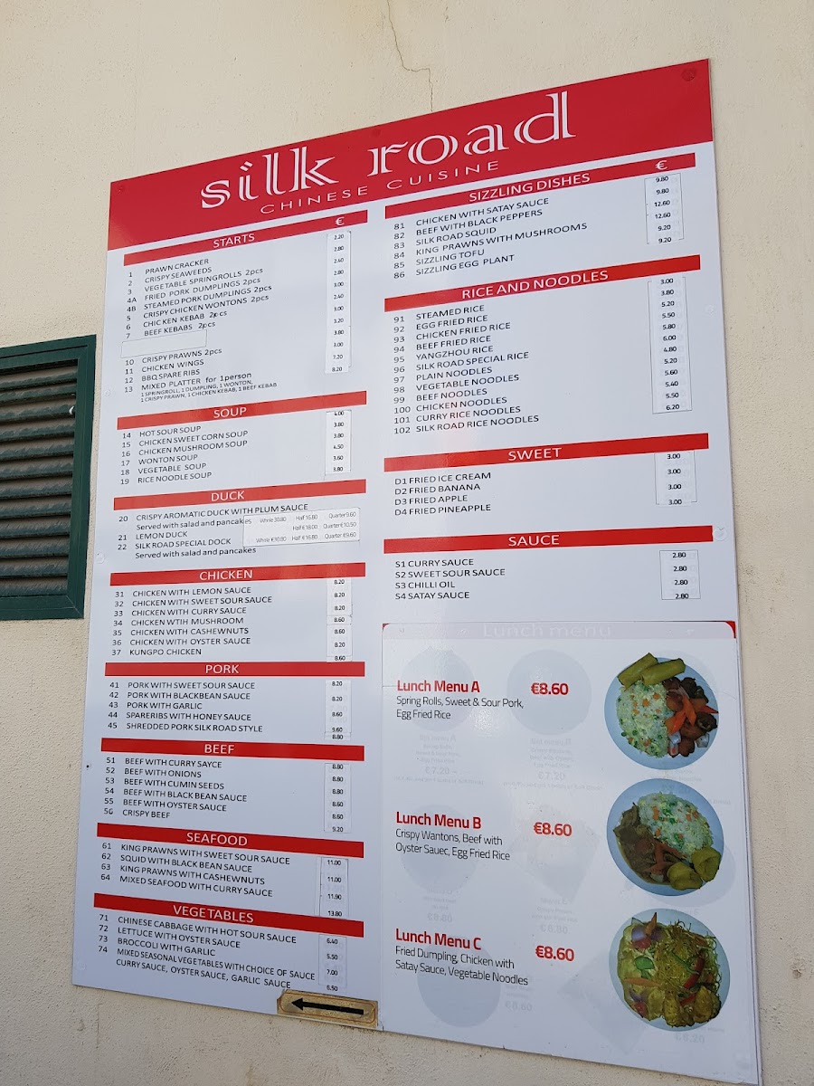 Menu Silk Road Chinese Restaurant-3