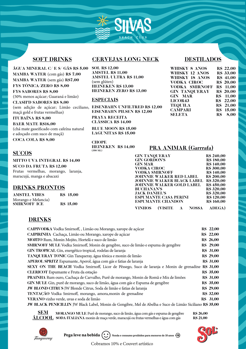 Menu Silva's Restaurante-1