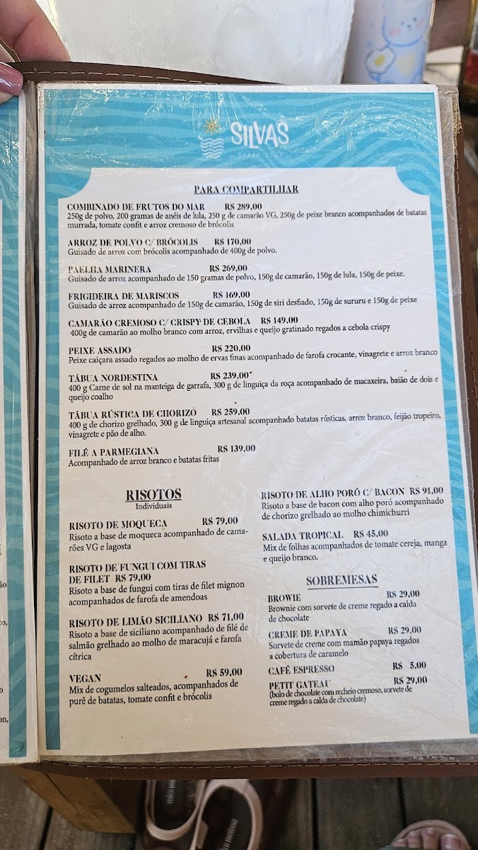 Menu Silva's Restaurante-10
