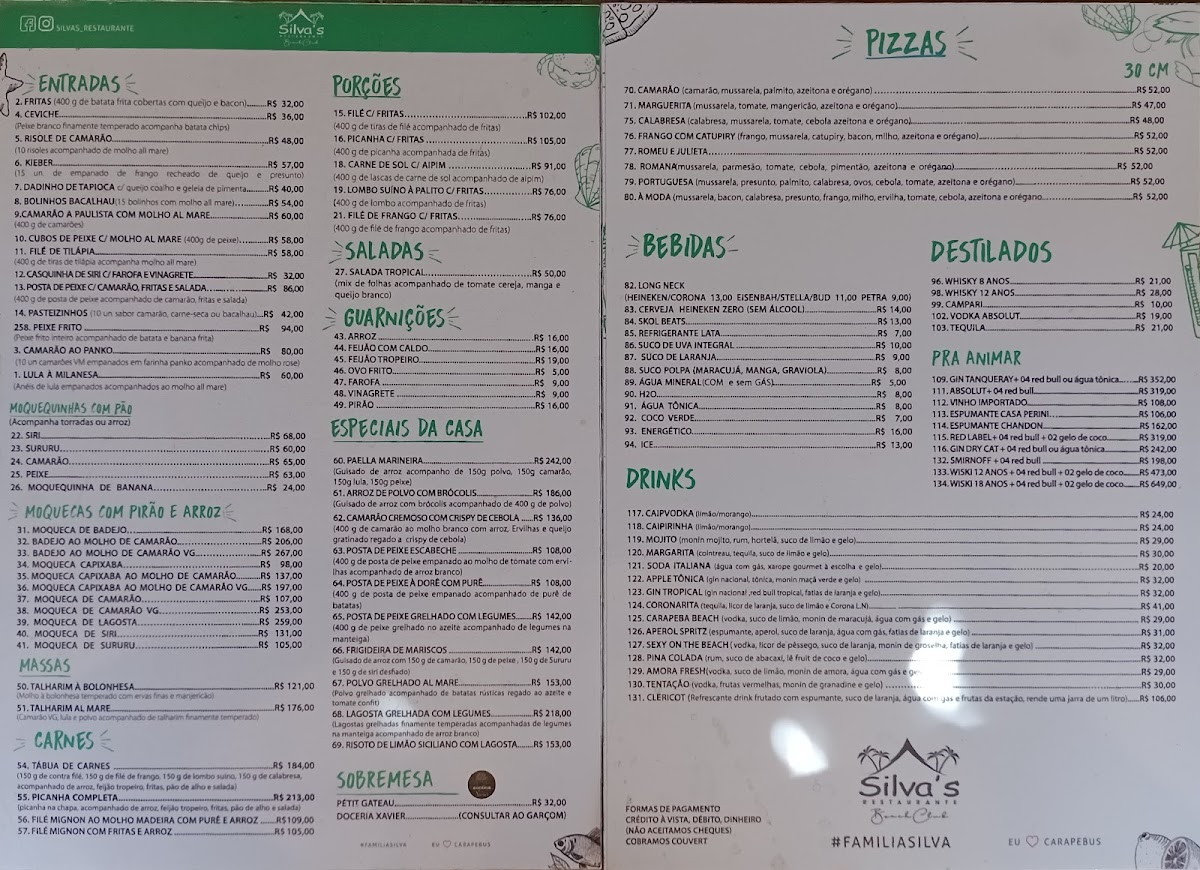 Menu Silva's Restaurante-5