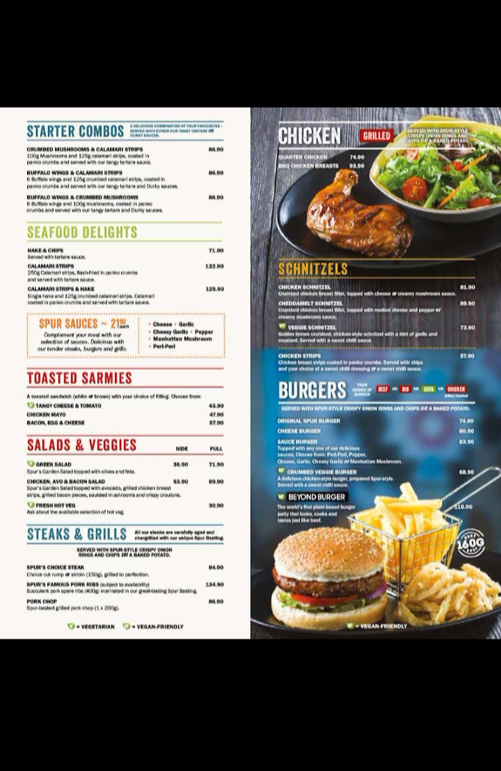 Menu Silver Falls Spur-1
