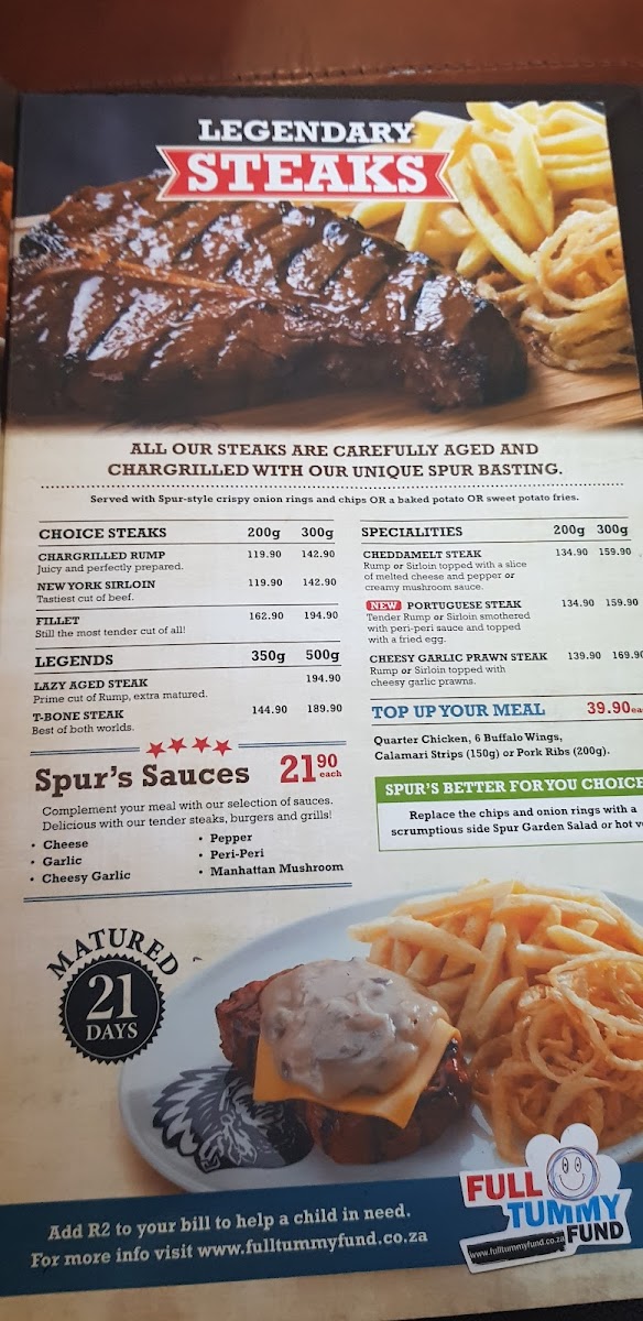 Menu Silver Falls Spur-2