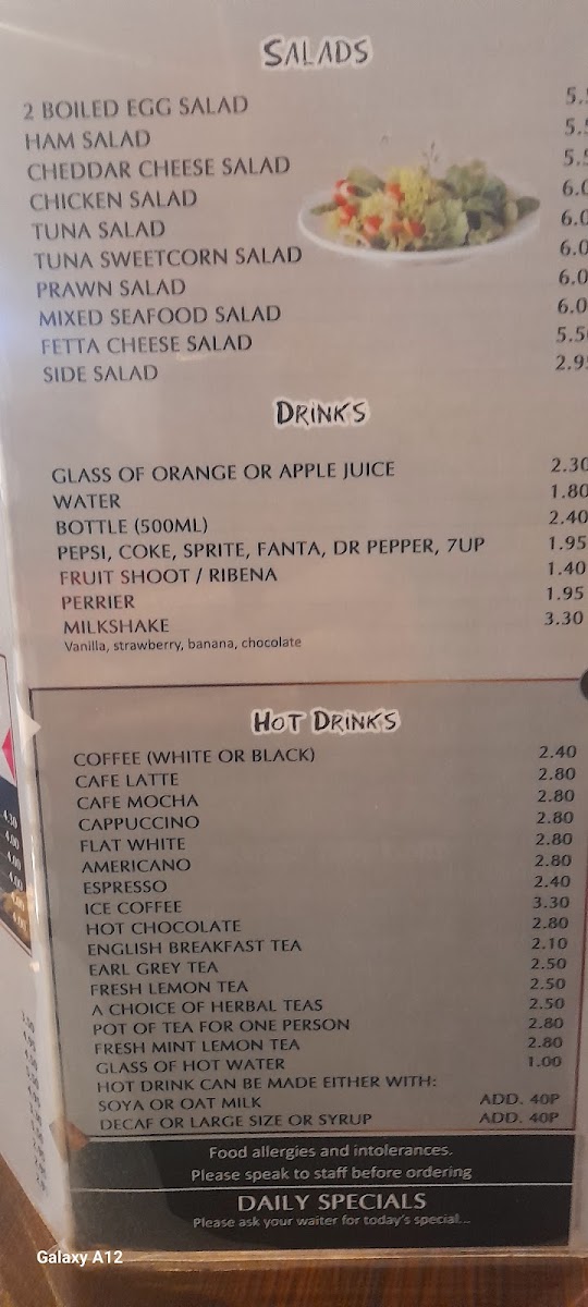 Menu Silver Grill Cafe-8
