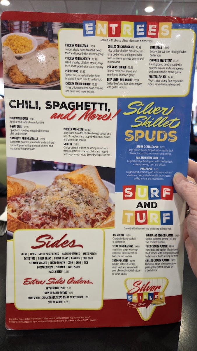 Menu Silver Skillet Family Diner-1