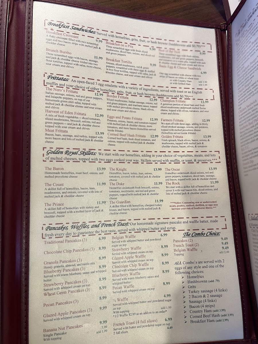 Menu Silver Spoon Restaurant-1