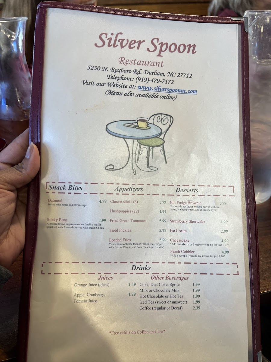 Menu Silver Spoon Restaurant-3