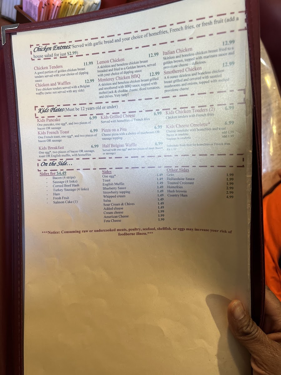 Menu Silver Spoon Restaurant-4