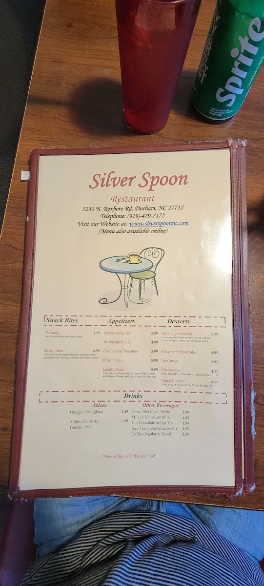 Menu Silver Spoon Restaurant-6