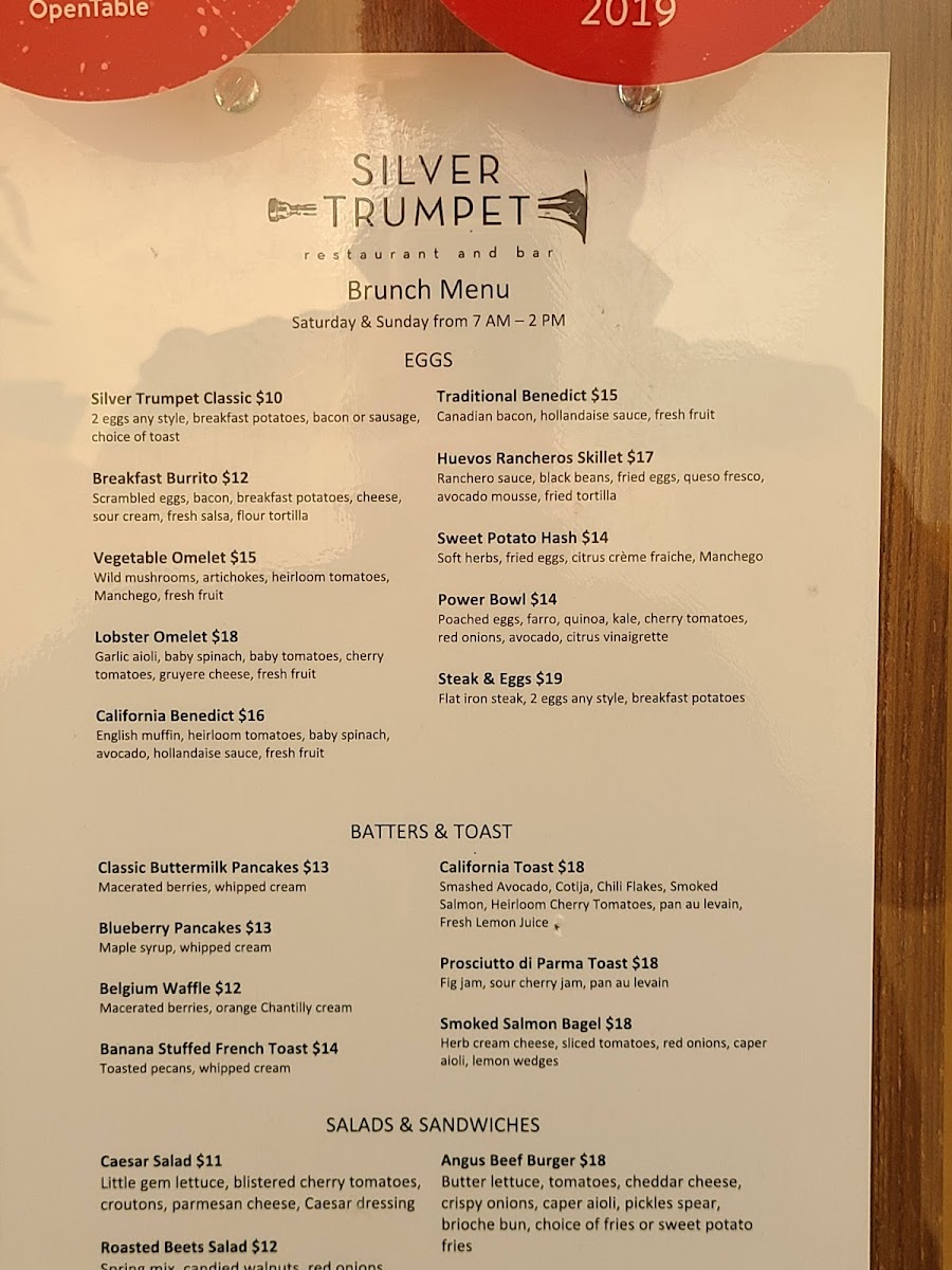 Menu Silver Trumpet Restaurant And Bar-10