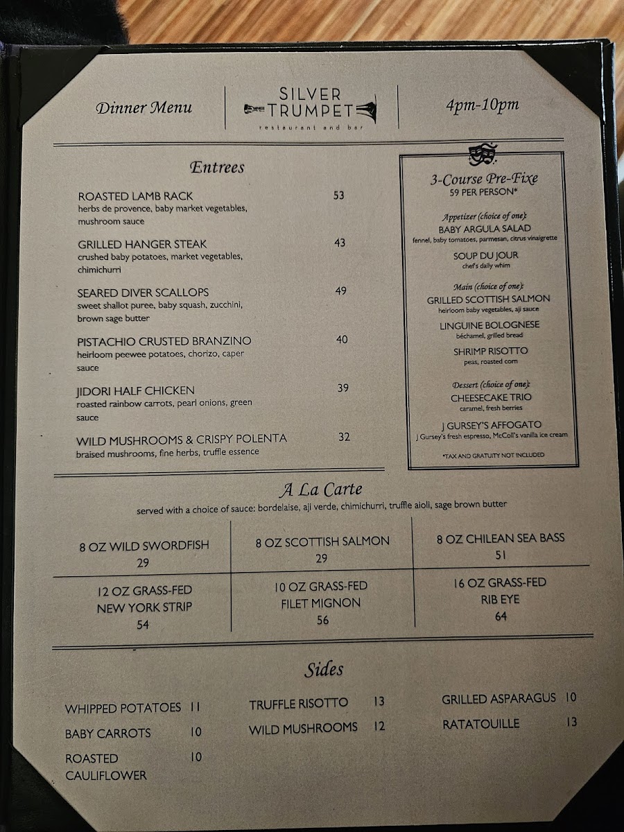 Menu Silver Trumpet Restaurant And Bar-4