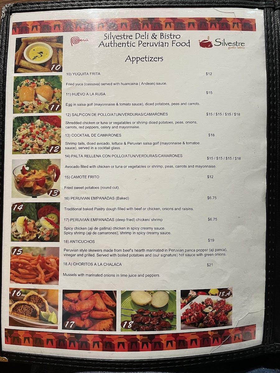 Menu Silvestre Deli & Bistro-10