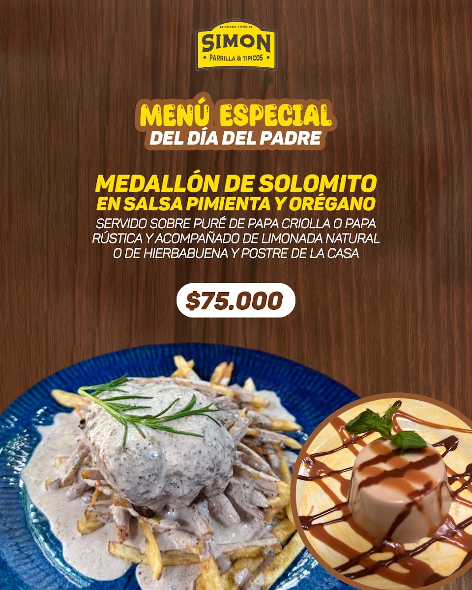 Menu Simón Parrilla Norte - Restaurantes En Cali-1
