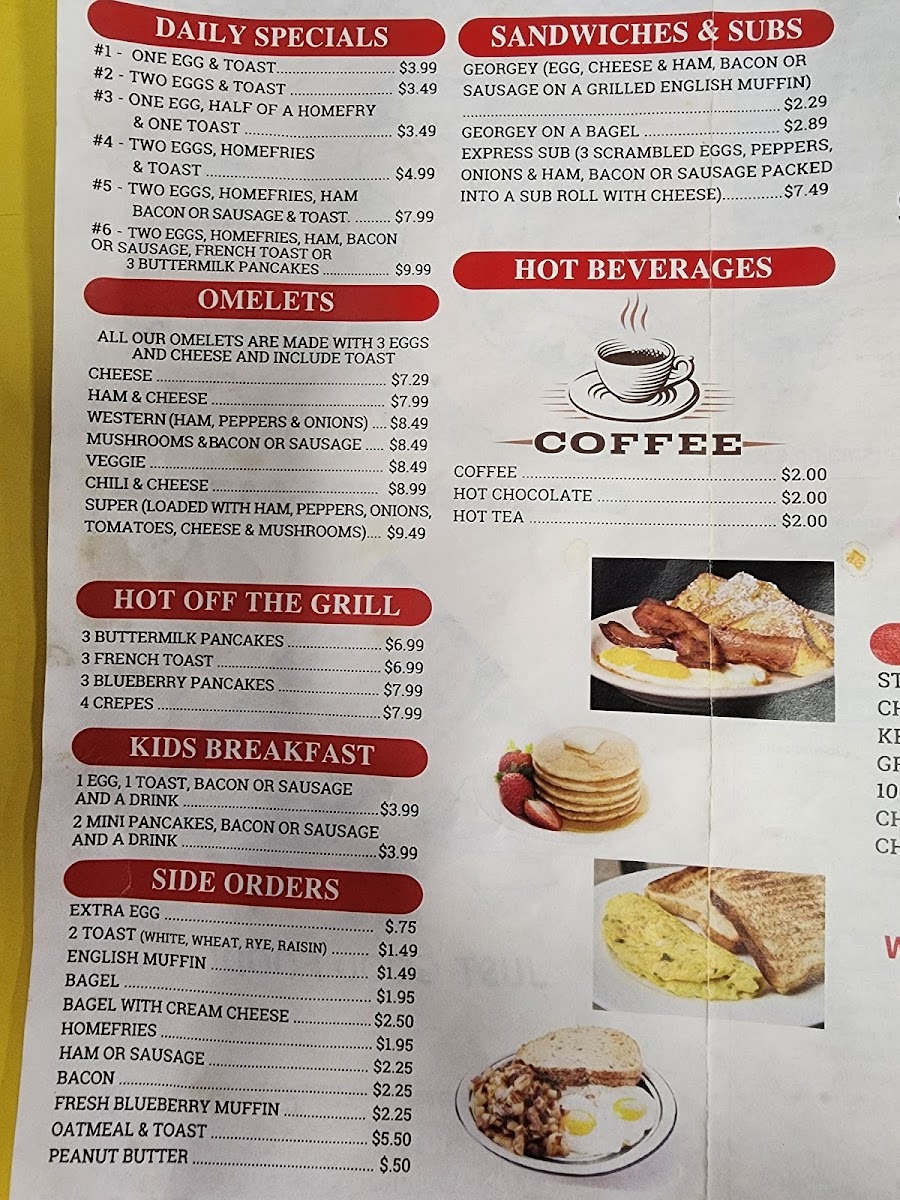 Menu Simones' Hot Dog Stand-2