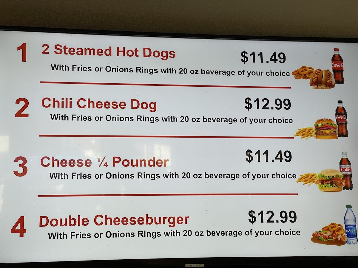 Menu Simones' Hot Dog Stand-3