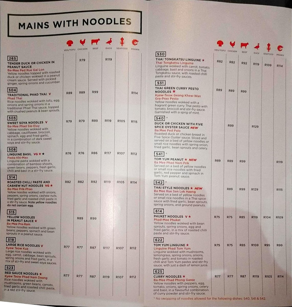 Menu Simply Asia Plattekloof-9