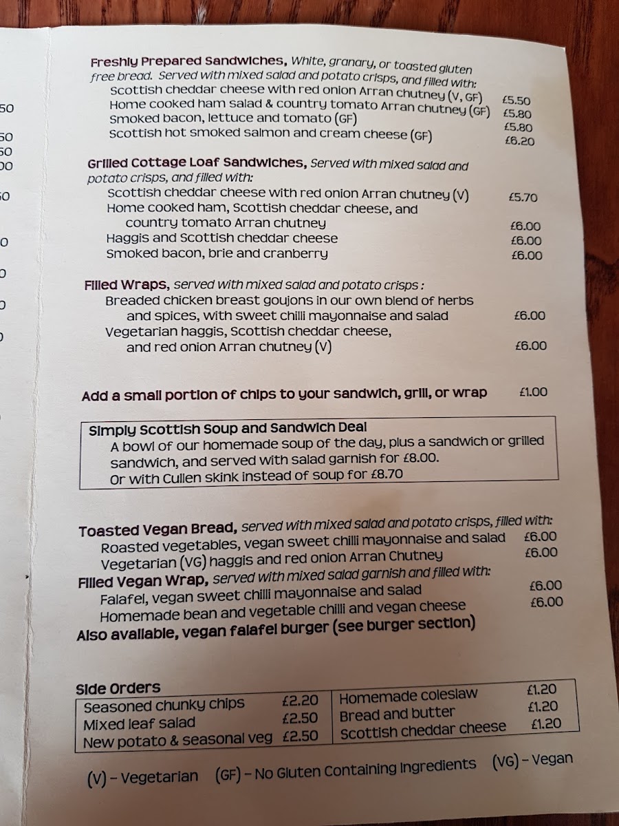 Menu Simply Scottish-10