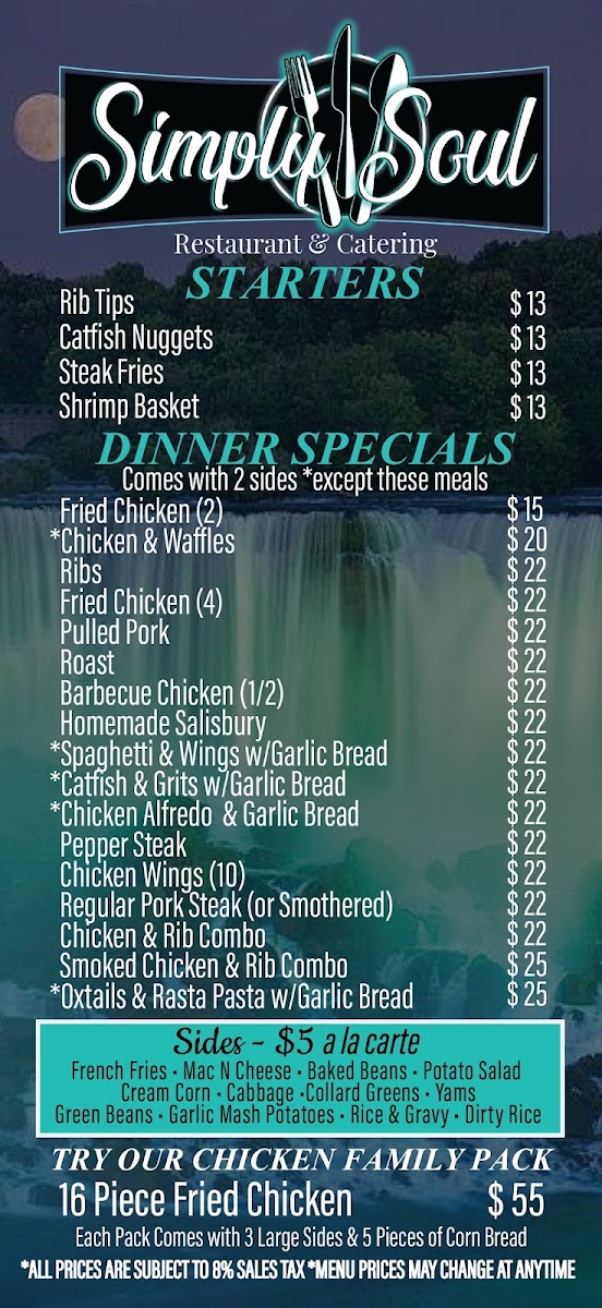 Menu Simply Soul-1