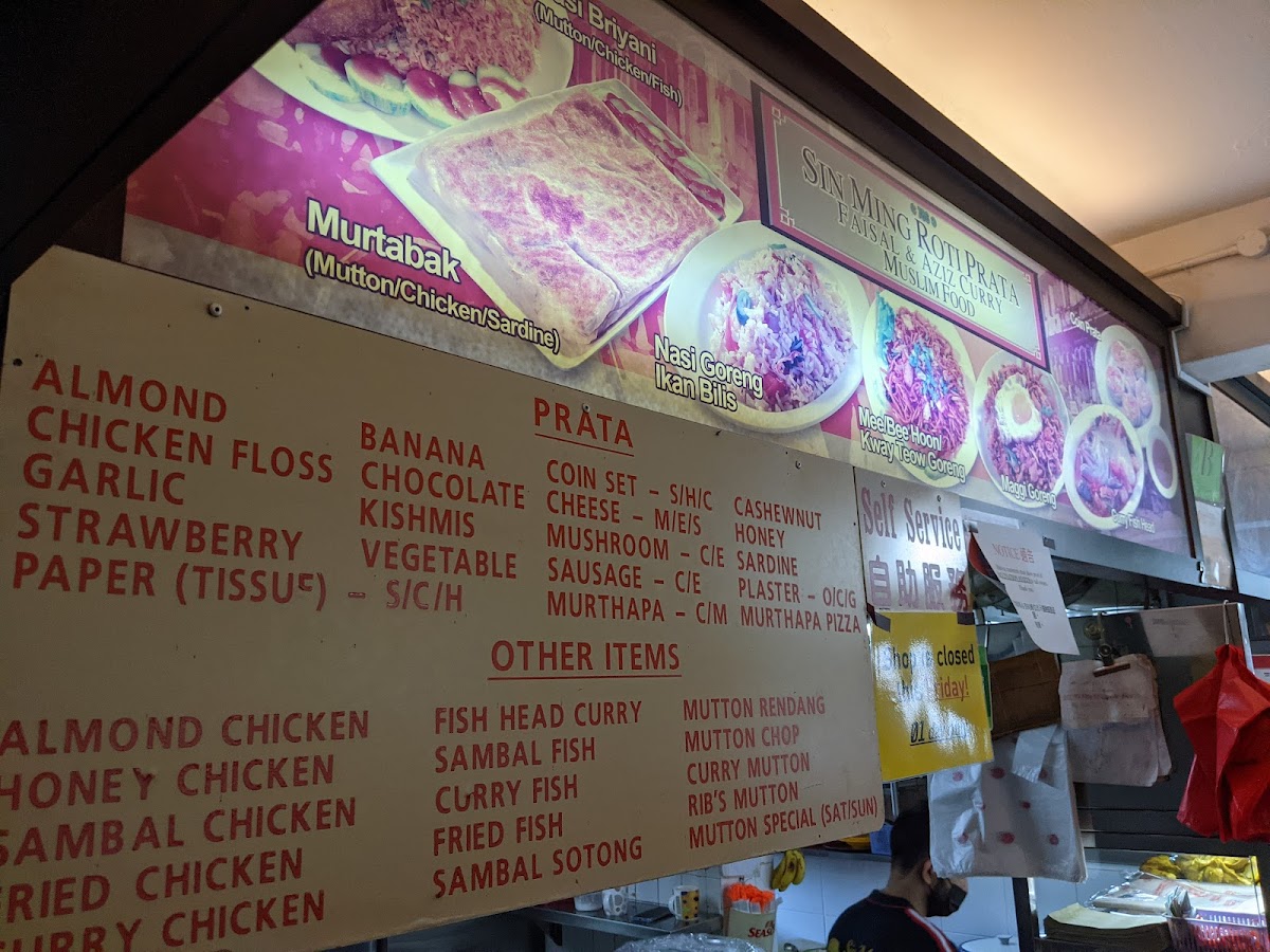 Menu Sin Ming Roti Prata Faisal & Aziz Curry Muslim Food-6