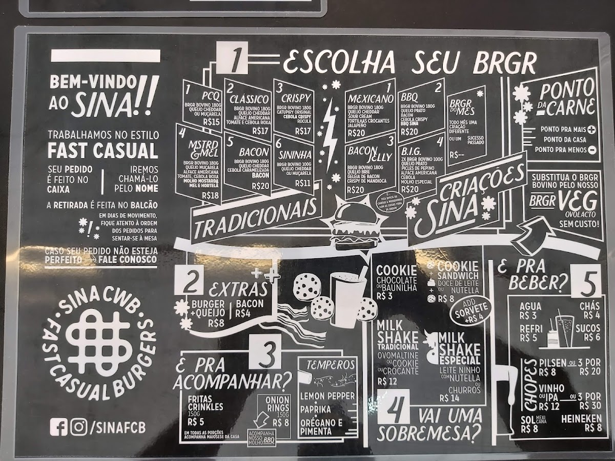 Menu Sina - Burgers, Shakes E Cookies - Juvevê-2